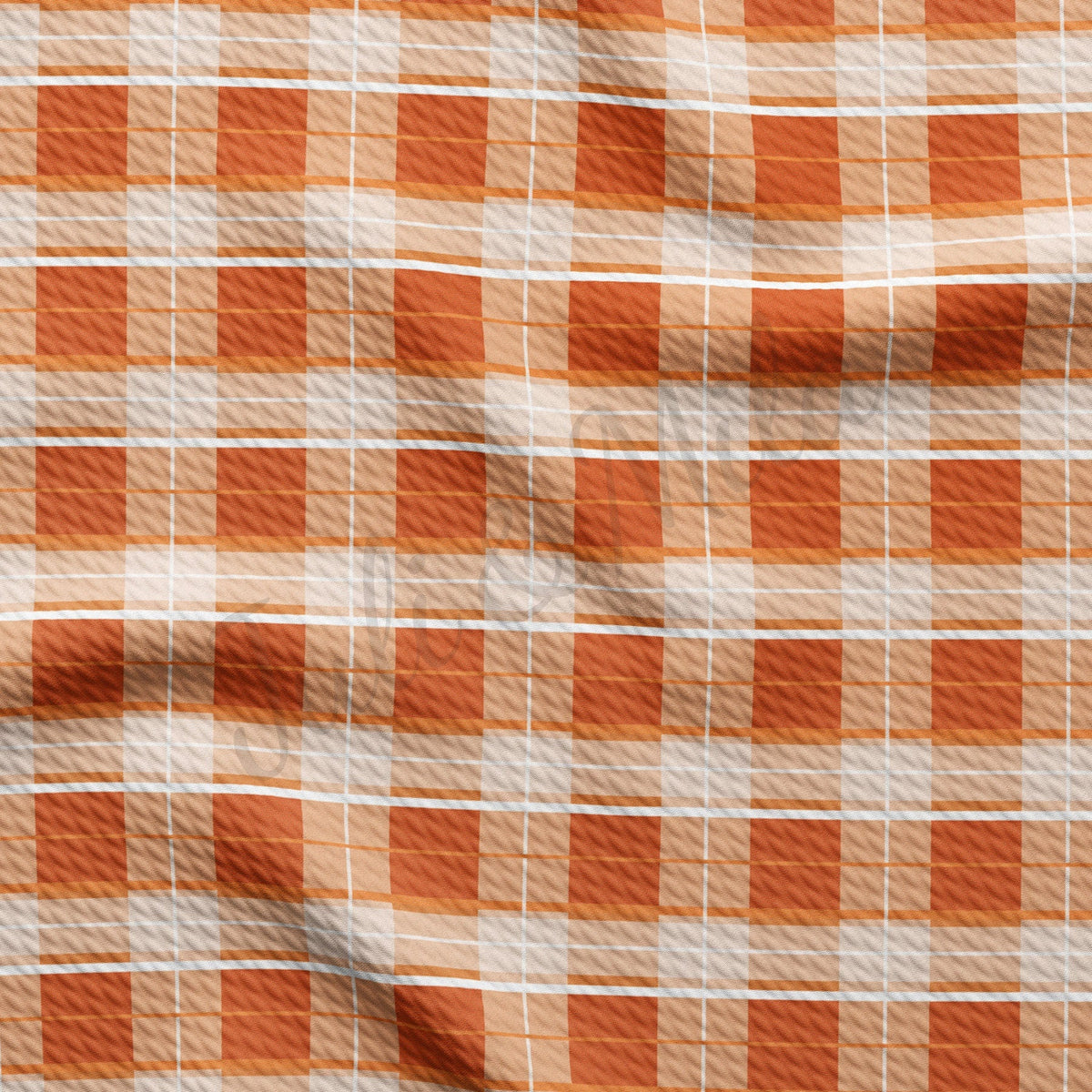 Autumn Countryside Collection - Orange Plaid Bow Tie