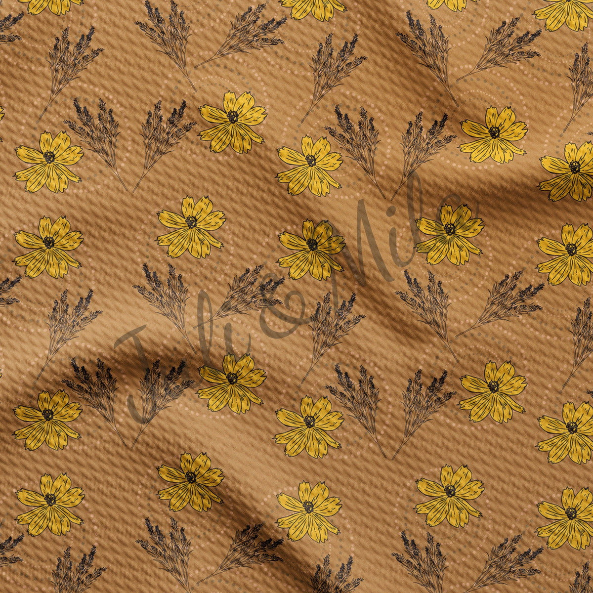 Autumn Countryside Collection - Golden Meadow Hair Scrunchie